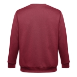 Unisex cotton and polyester sweatshirt, 300 g/m2 burgundy colour