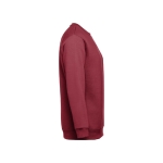 Unisex cotton and polyester sweatshirt, 300 g/m2 burgundy colour third view