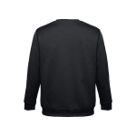 Unisex cotton and polyester sweatshirt, 300 g/m2 black colour second view