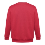 Unisex cotton and polyester sweatshirt, 300 g/m2 red colour