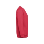 Unisex cotton and polyester sweatshirt, 300 g/m2 red colour third view