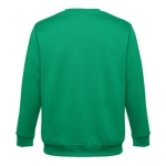 Unisex cotton and polyester sweatshirt, 300 g/m2 green colour