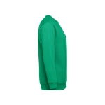 Unisex cotton and polyester sweatshirt, 300 g/m2 green colour third view