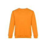 Unisex cotton and polyester sweatshirt, 300 g/m2 orange colour first view