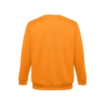 Unisex cotton and polyester sweatshirt, 300 g/m2 orange colour second view