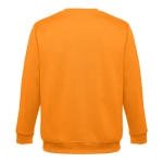 Unisex cotton and polyester sweatshirt, 300 g/m2 orange colour