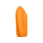 Unisex cotton and polyester sweatshirt, 300 g/m2 orange colour third view