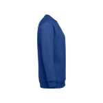 Unisex cotton and polyester sweatshirt, 300 g/m2 royal blue colour third view