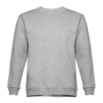 Unisex cotton and polyester sweatshirt, 300 g/m2 marbled grey colour