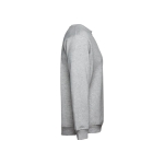 Unisex cotton and polyester sweatshirt, 300 g/m2 marbled grey colour third view