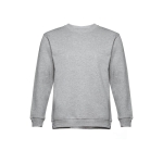 Unisex cotton and polyester sweatshirt, 300 g/m2 marbled grey colour