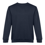 Unisex cotton and polyester sweatshirt, 300 g/m2 navy-blue colour