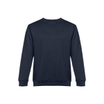 Unisex cotton and polyester sweatshirt, 300 g/m2 navy-blue colour first view