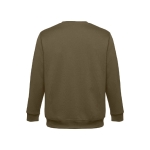 Unisex cotton and polyester sweatshirt, 300 g/m2 military green colour second view