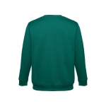 Unisex cotton and polyester sweatshirt, 300 g/m2 dark green colour second view