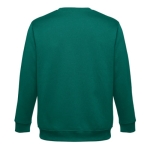 Unisex cotton and polyester sweatshirt, 300 g/m2 dark green colour