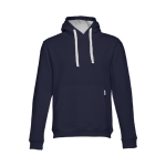 Cotton & polyester sweatshirt, 320 g/m2, THC Moscow navy-blue colour first view