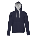 Cotton & polyester sweatshirt, 320 g/m2, THC Moscow navy-blue colour fourth view