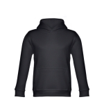 Kid's cotton & polyester sweatshirt, 320 g/m2 black colour