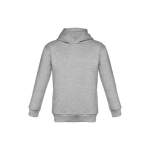 Kid's cotton & polyester sweatshirt, 320 g/m2 grey colour first view