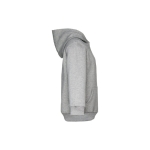 Kid's cotton & polyester sweatshirt, 320 g/m2 grey colour fourth view