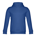 Kid's cotton & polyester sweatshirt, 320 g/m2 royal blue colour first view