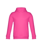 Kid's cotton & polyester sweatshirt, 320 g/m2 fuchsia colour