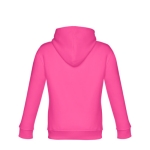 Kid's cotton & polyester sweatshirt, 320 g/m2 fuchsia colour still life view