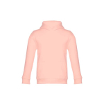 Kid's cotton & polyester sweatshirt, 320 g/m2 salmon colour first view