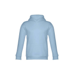 Kid's cotton & polyester sweatshirt, 320 g/m2 pastel blue colour first view