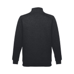 1/4 zip sweatshirts, polyester & cotton, 320 g/m2 black colour second view