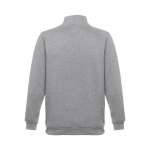 1/4 zip sweatshirts, polyester & cotton, 320 g/m2 grey colour second view