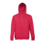 Cotton sweatshirt, 320 g/m2, THC Amsterdam red colour fourth view