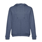 Cotton sweatshirt, 320 g/m2, THC Amsterdam marbled blue colour