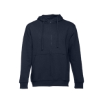 Cotton sweatshirt, 320 g/m2, THC Amsterdam navy-blue colour first view