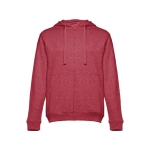 Cotton sweatshirt, 320 g/m2, THC Amsterdam marbled red colour first view