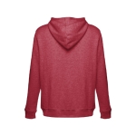 Cotton sweatshirt, 320 g/m2, THC Amsterdam marbled red colour second view