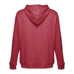 Cotton sweatshirt, 320 g/m2, THC Amsterdam marbled red colour