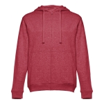 Cotton sweatshirt, 320 g/m2, THC Amsterdam marbled red colour