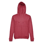 Cotton sweatshirt, 320 g/m2, THC Amsterdam marbled red colour fourth view