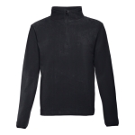 Unisex fleece and polyester jacket, 260 g/m2, THC Vienna black colour