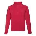 Unisex fleece and polyester jacket, 260 g/m2, THC Vienna red colour