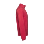 Unisex fleece and polyester jacket, 260 g/m2, THC Vienna red colour third view