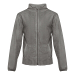 Fleece and polyester jacket, 260 g/m2, THC Helsinki grey colour