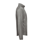 Fleece and polyester jacket, 260 g/m2, THC Helsinki grey colour third view