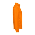 Fleece and polyester jacket, 260 g/m2, THC Helsinki orange colour third view