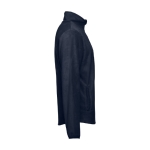 Fleece and polyester jacket, 260 g/m2, THC Helsinki navy-blue colour third view