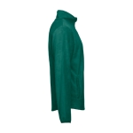 Fleece and polyester jacket, 260 g/m2, THC Helsinki dark green colour third view