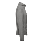 Women's fleece and polyester jacket, 260 g/m2, THC Helsinki grey colour third view