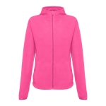 Women's fleece and polyester jacket, 260 g/m2, THC Helsinki pink colour